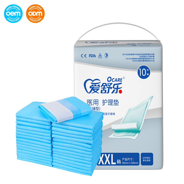 Wholesale Extra Large Absorbent Disposable Adults Incontinence Bed Pads