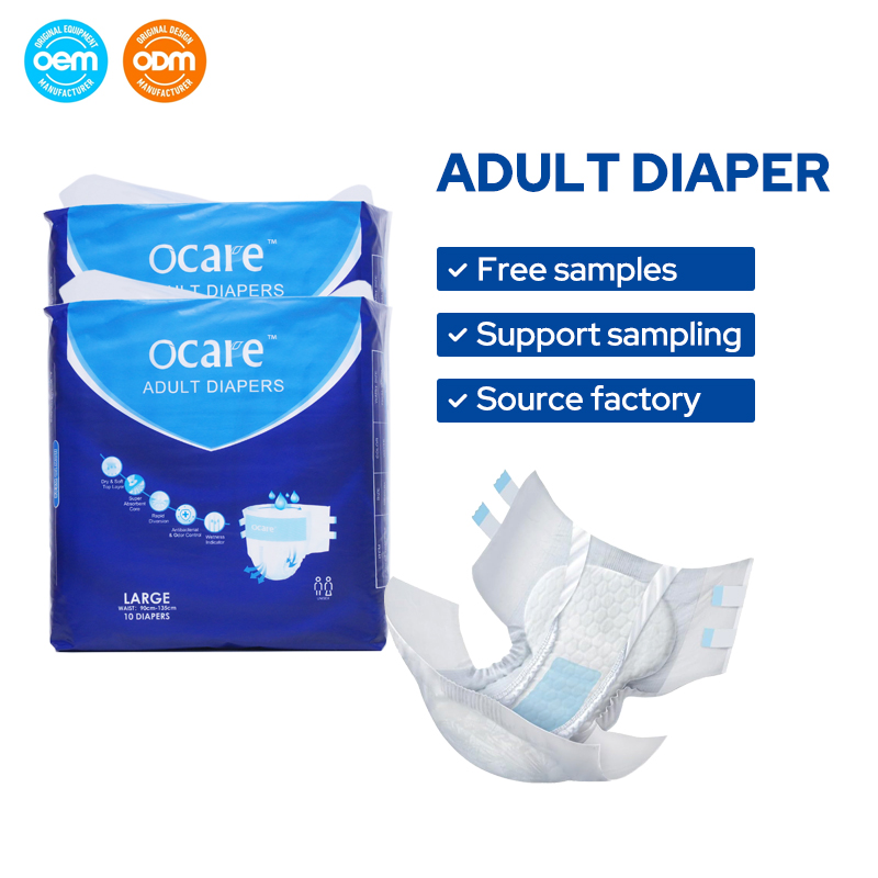 Disposable Adult Diapers with Tabs