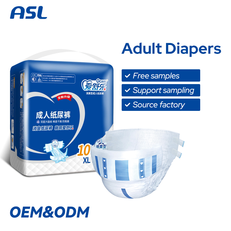 Wholesale Super Absorbent Disposable Adult Diapers for Incontinence Elderly